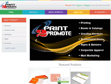 Tablet Screenshot of print2promoteohio.com